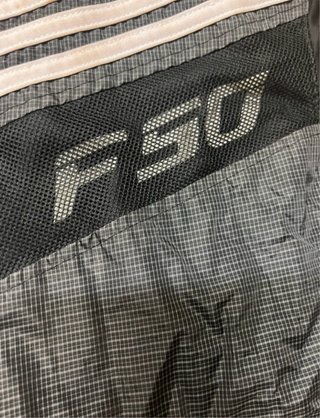 Chaqueta Cortavientos Adidas F50 Vintage Y2K Negra