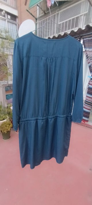 Vestido Sfera verde azulado