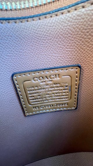 Mala Coach Clássica Bege e Castanha