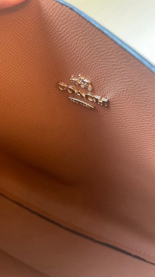 Mala Coach Clássica Bege e Castanha
