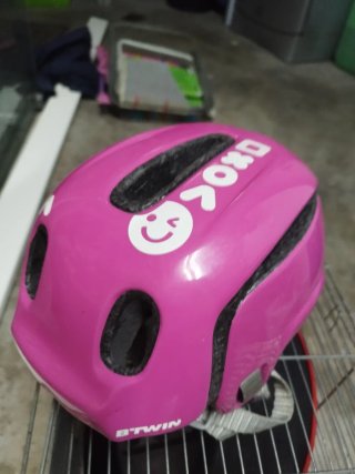 Casco Bicicleta Infantil Rosa B'TWIN