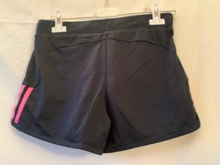 Pantaloncini donna Adidas neri e rosa taglia S