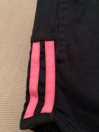 Pantaloncini donna Adidas neri e rosa taglia S