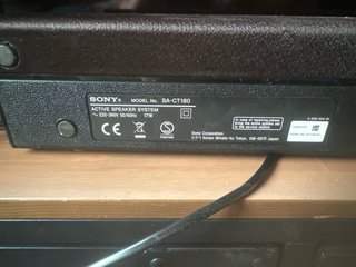 Barra de Sonido Sony SA-CT180