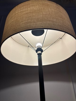 Lámpara de pie Zara Home Tela y Metal