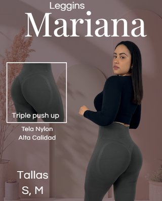 Leggins Mariana Push Up Tela Nylon Alta Calidad