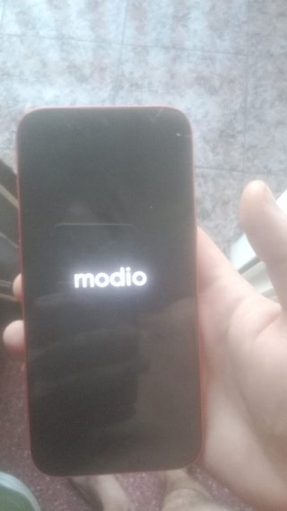 Móvil Modio Negro/Rojo