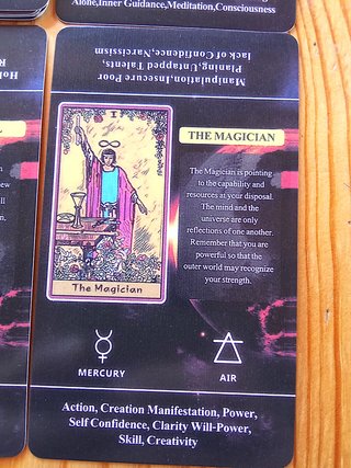 Tarot con Palabras Clave, Tarot with Keywords