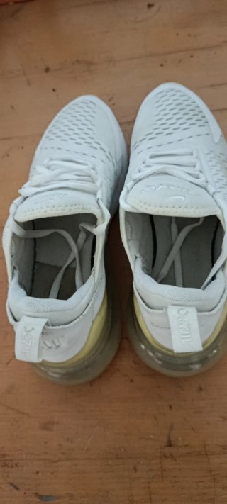 Zapatillas Nike Air Max 270 Mujer Blancas Doradas