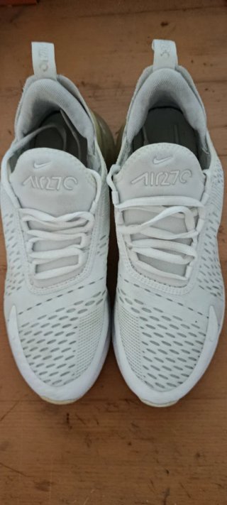 Zapatillas Nike Air Max 270 Mujer Blancas Doradas