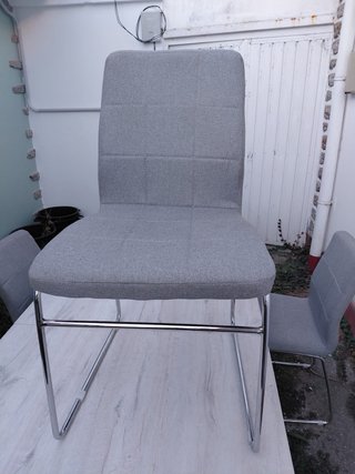 Mesa extensible comedor + 6 sillas