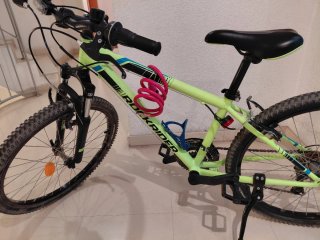 Bicicleta Rockrider 24 9-12 años