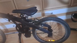 Bicicleta Plegable Negra