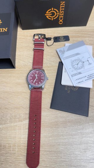 Reloj Mecánico Automático Ochstin Acero y nailon b