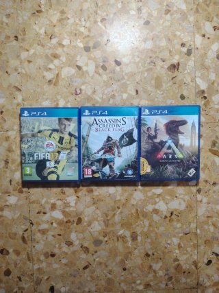 Pack 3 juegos de PS4