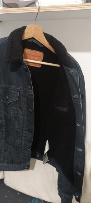 Chaqueta Levi's Negra Borrego Talla M