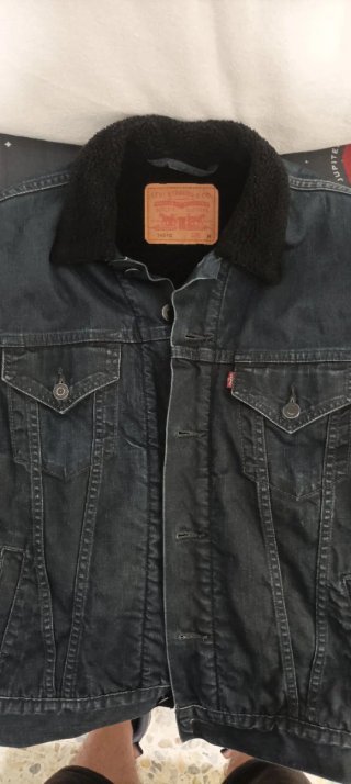 Chaqueta Levi's Negra Borrego Talla M