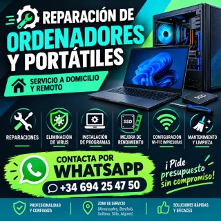 Reparación y mantenimiento de ordenadores