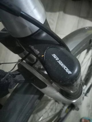 Bicicleta Eléctrica Plateada