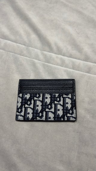 Tarjetero Dior Monogram Azul