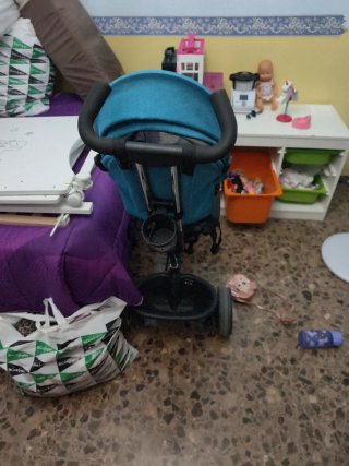 Triciclo infantil azul