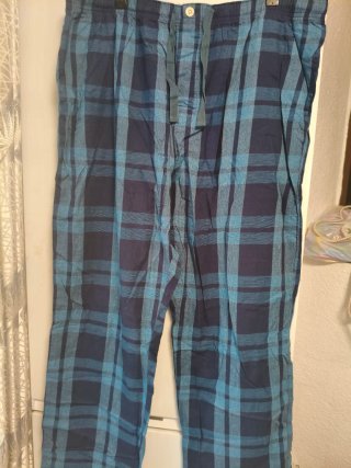 Pijama Unit Hombre Talla 4XL Azul/Verde Petróleo