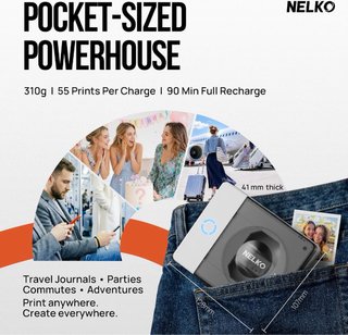 NUEVO! Impresora Fotográfica Portátil Nelko PP02