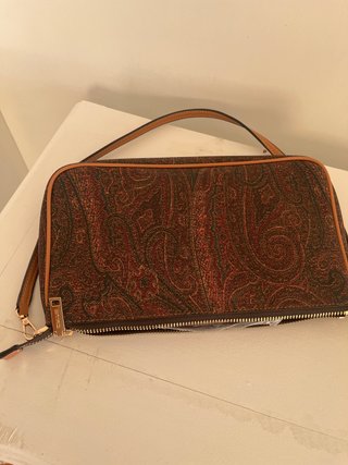 Borsa Paisley Marrone e Rosso
