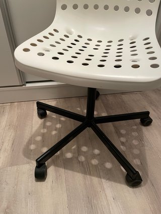 Silla de escritorio Ikea blanca