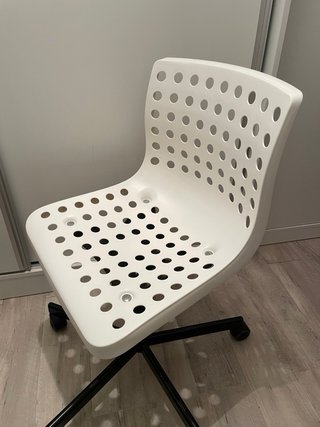 Silla de escritorio Ikea blanca