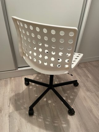 Silla de escritorio Ikea blanca