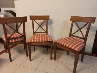Mesa comedor madera + 6 sillas