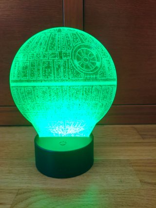 Lámpara 3D Star Wars Baby Yoda