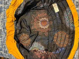 Abrigo Desigual Mostaza Talla M