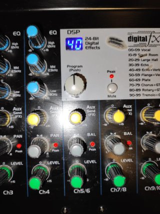 Mixer Topp Pro MXi.12FX con Effetti DSP