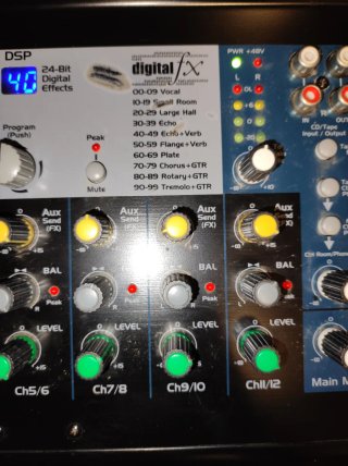 Mixer Topp Pro MXi.12FX con Effetti DSP