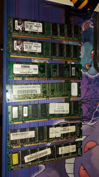 Lotes Memorias RAM Kingston, Siemens, Compaq ddr2