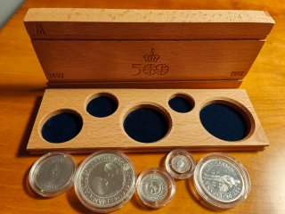 Monedas Plata Colección Quinto Centenario
