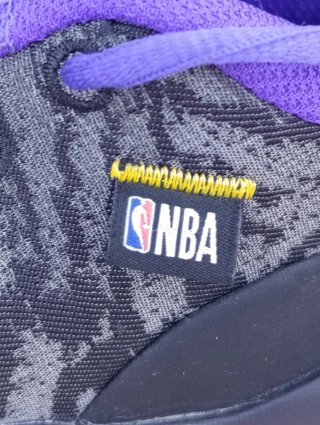 Zapatillas Baloncesto Lakers Nike Negras Moradas