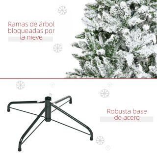 Árbol de Navidad efecto Nevado natural ignífugo
