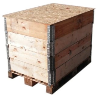 Palets de madera Collares , cercos o aros apilable
