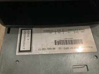 Radio original de Citroen berlingo +estuche