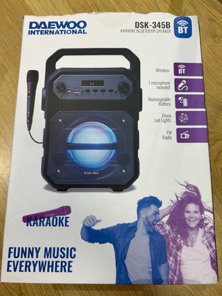 Altavoz Karaoke Daewoo DSK-345B Bluetooth