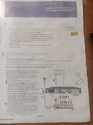 Grabador DVD y Disco Duro Samsung