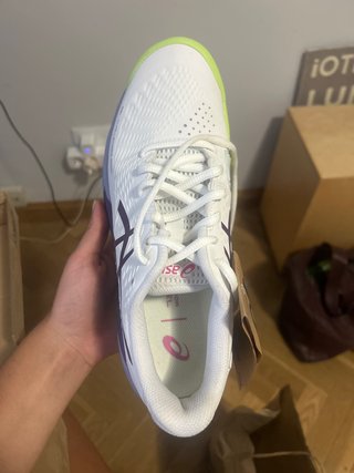 Zapatillas Asics Padel Morado/Blanco