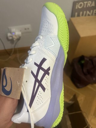Zapatillas Asics Padel Morado/Blanco