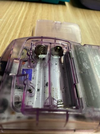 Game Boy Color Atomic Purple sin sonido