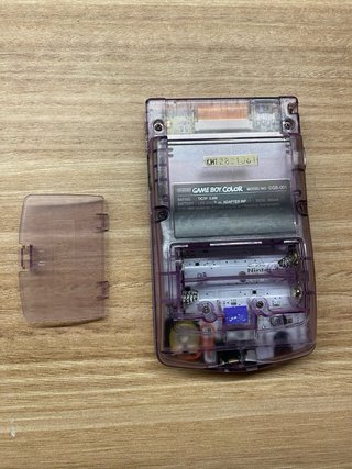 Game Boy Color Atomic Purple sin sonido