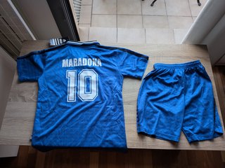 Camiseta y Short Argentina 1994 Niño Talla XS
