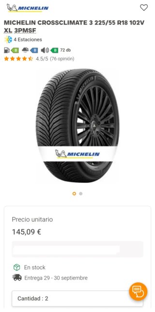 Michelin CrossClimate 225/55R18 102V XL